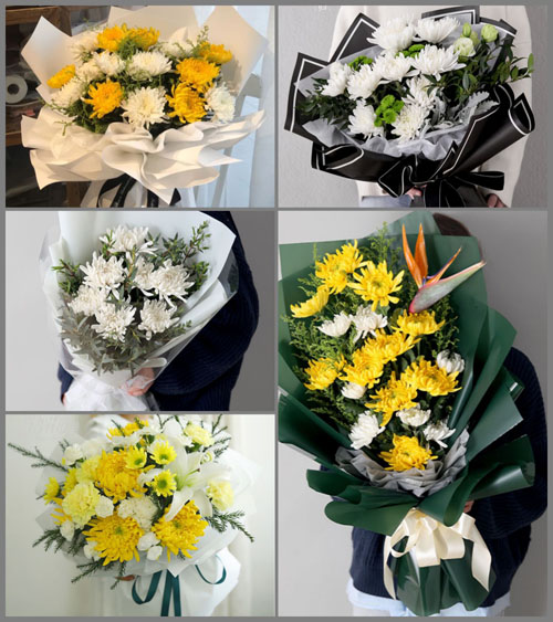 福建漳州龙文区朝阳镇新石洲村白事花束代送